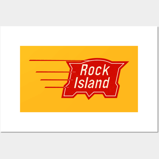 Rock Island Wall Art by Turboglyde